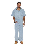 Mens Maxx Tile Baggy Denim Jeans - Denim