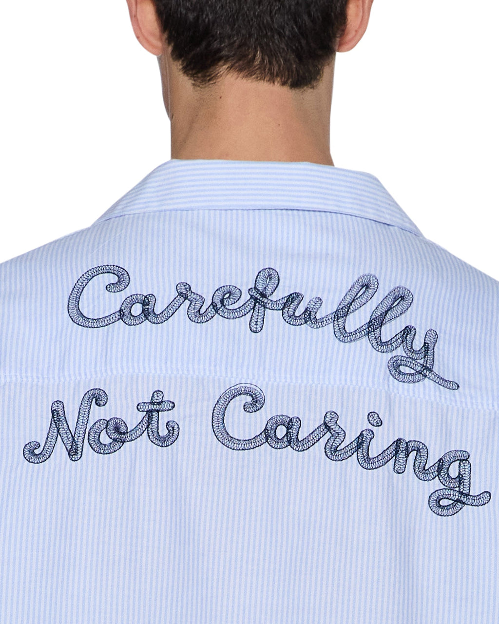 Mens Caring Diner Ss Shirt Tru Stripe Regular Shirts - Multi Colour