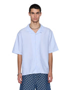 Mens Caring Diner Ss Shirt Tru Stripe Regular Shirts - Multi Colour