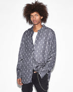 Mens Dollagram Downtown Ls Shirt Black Regular Shirts - Black