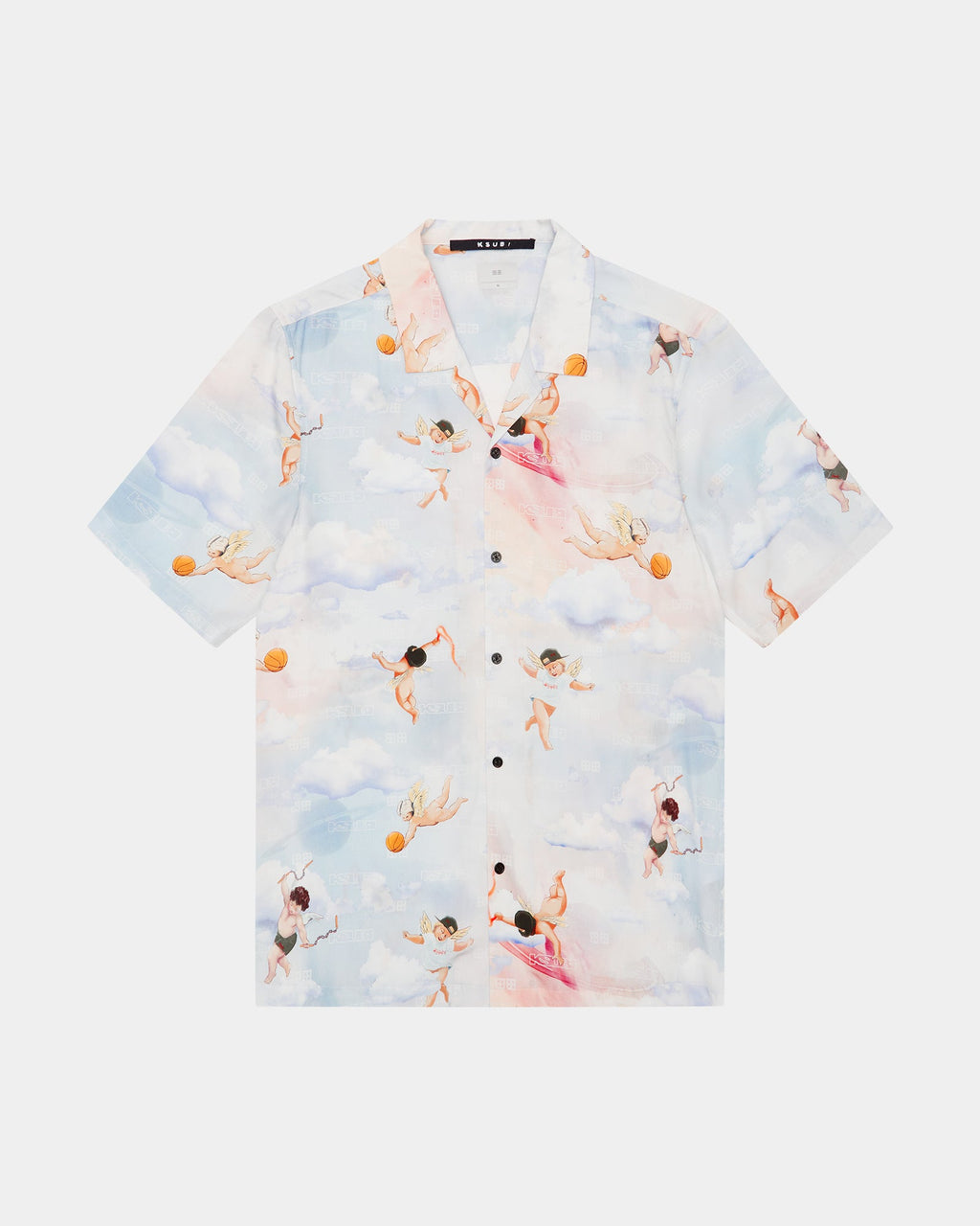 Mens Dreamers Resort Ss Shirt Multi Regular Shirts - Multi Colour