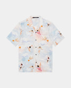 Mens Dreamers Resort Ss Shirt Multi Regular Shirts - Multi Colour