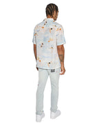 Mens Dreamers Resort Ss Shirt Multi Regular Shirts - Multi Colour