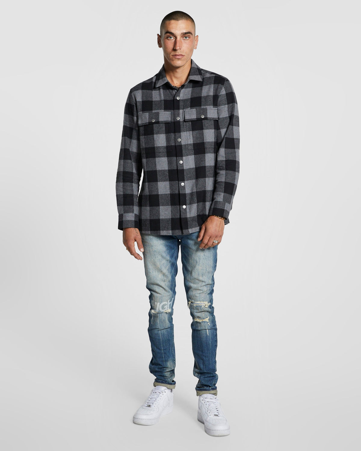 Mens Van Winkle High Rage Skinny Denim Jeans - Denim