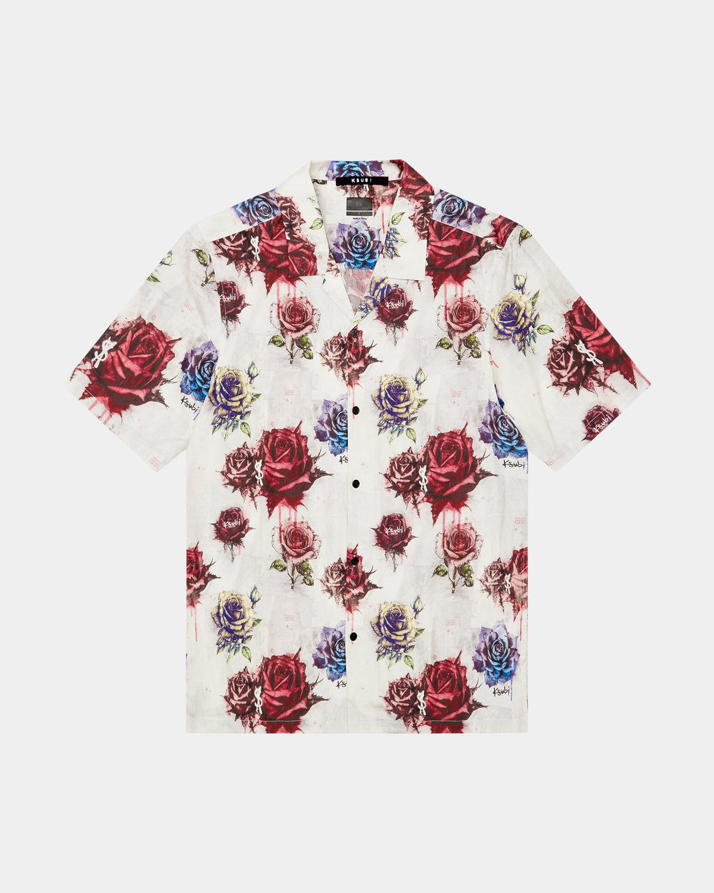 Mens Graff Rose Resort Ss Shirt Multi Regular Shirts - Multi Colour