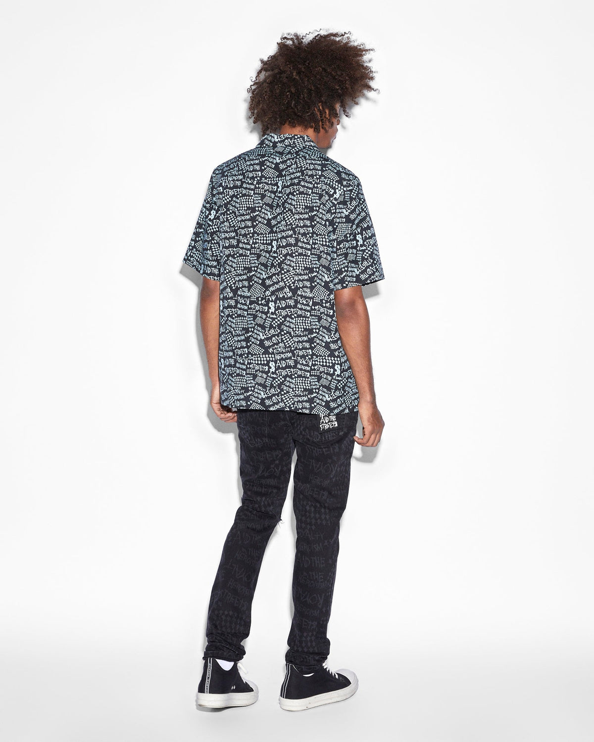 Mens Heroism Ss Shirt Black Regular Shirts - Black
