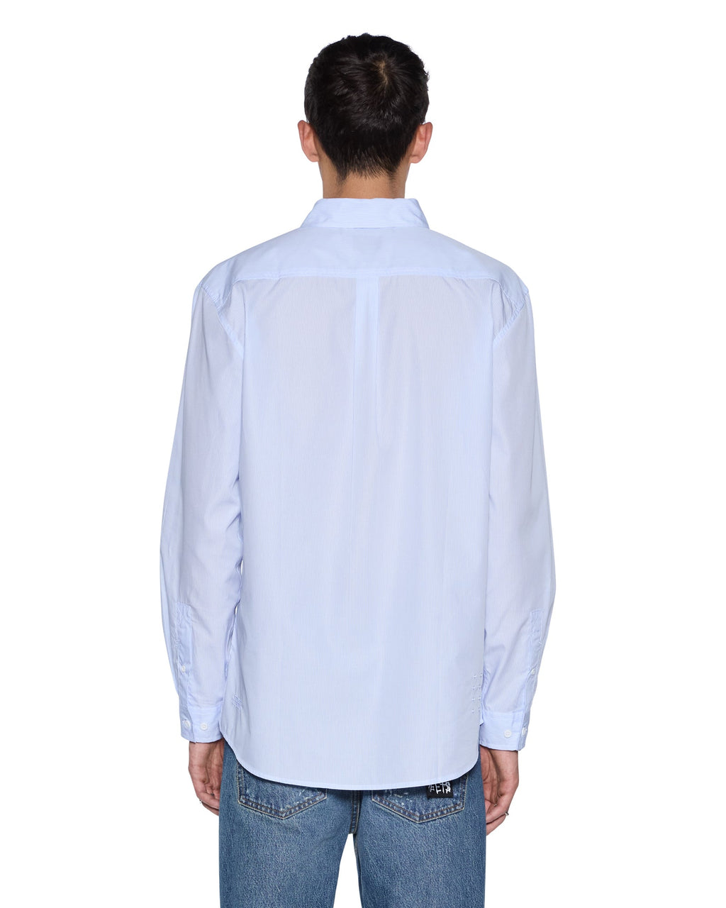 Mens Kade Ls Shirt Pin Blue Shirts - Multi Colour