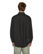 Mens Ksignature Button Down Ls Shirt Black Regular Shirts - Black