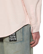 Mens Ksignature Button Down Ls Shirt Floss Regular Shirts - Pink