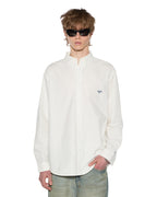 Mens Ksignature Button Down Ls Shirt White Regular Shirts - White