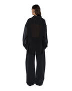 Womens Labels Astra Ls Shirt Black Oversized Shirts - Black
