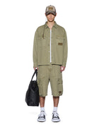 Mens Lanley Ls Shirt Militant Boxy Shirts - Khaki