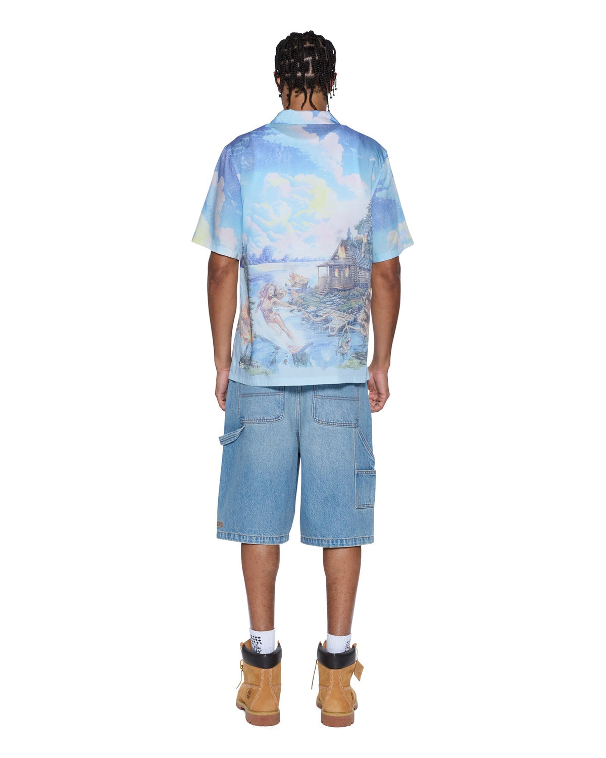 Mens Last Summer Ss Resort Shirt Multi Regular Shirts - Multi Colour