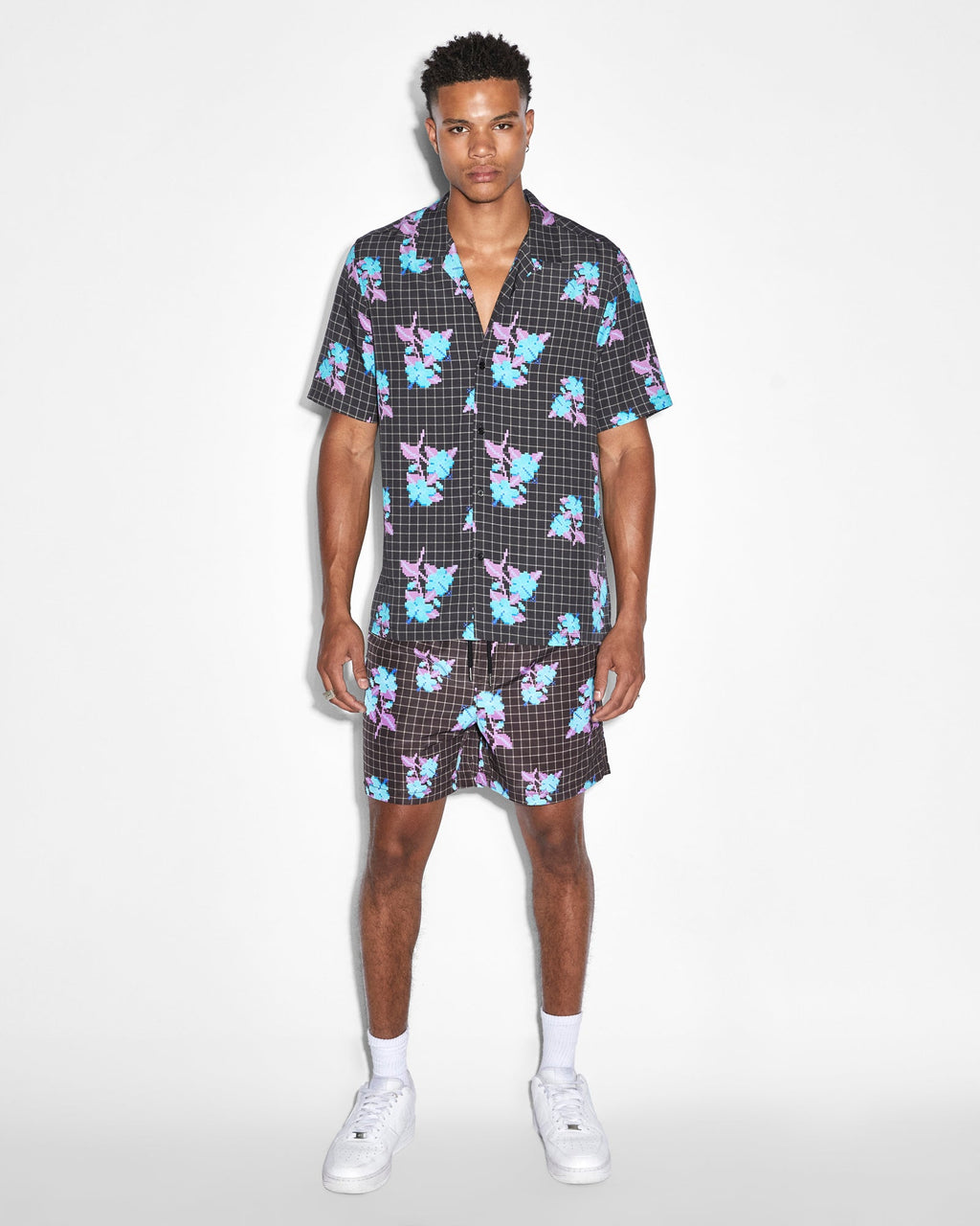 Mens Low Res Boardshort Multi Regular Walkshorts - Multi Colour