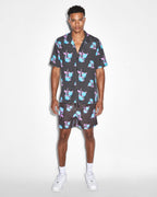 Mens Low Res Boardshort Multi Regular Walkshorts - Multi Colour