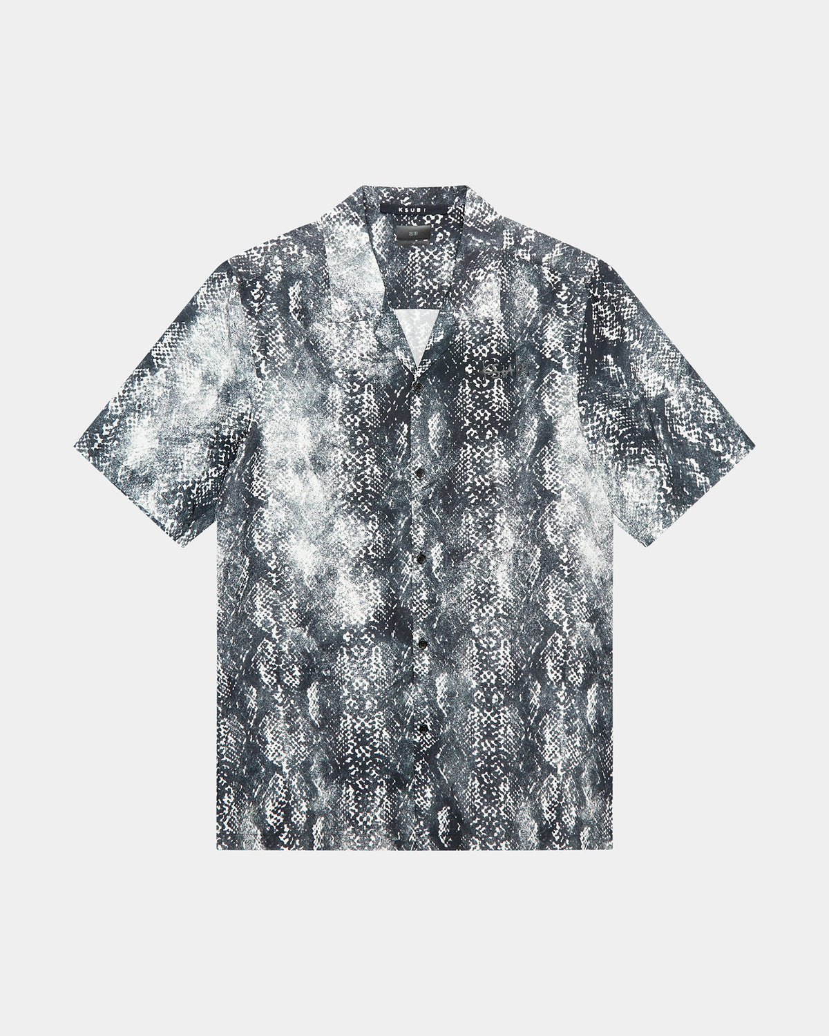 Mens Mamba Resort Ss Shirt Black Regular Shirts - Black