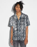 Mens Mamba Resort Ss Shirt Black Regular Shirts - Black