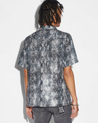 Mens Mamba Resort Ss Shirt Black Regular Shirts - Black