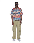 Mens Trooper Cargo Pant Militant Straight Pants - Khaki