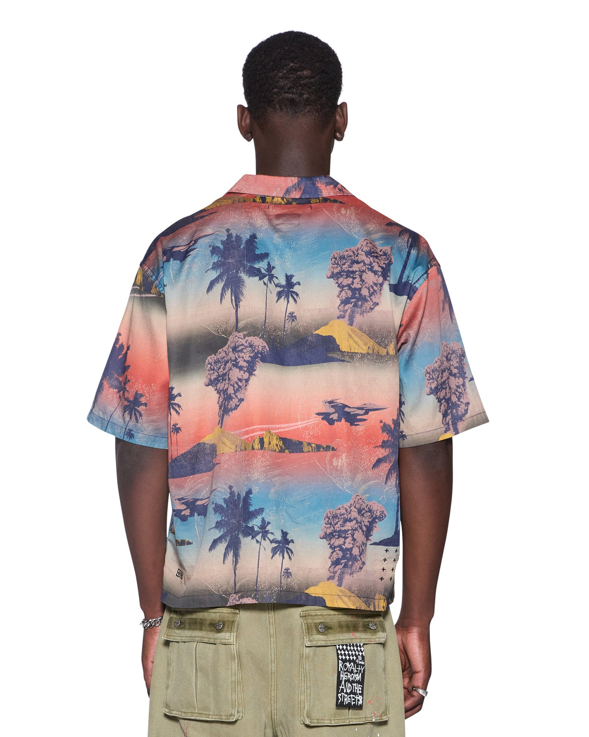 Mens Mauna Loa Ss Diner Shirt Multi Regular Shirts - Multi Colour