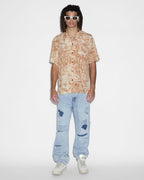 Mens Mills Ikon Resort Ss Shirt Multi Regular Shirts - Multi Colour