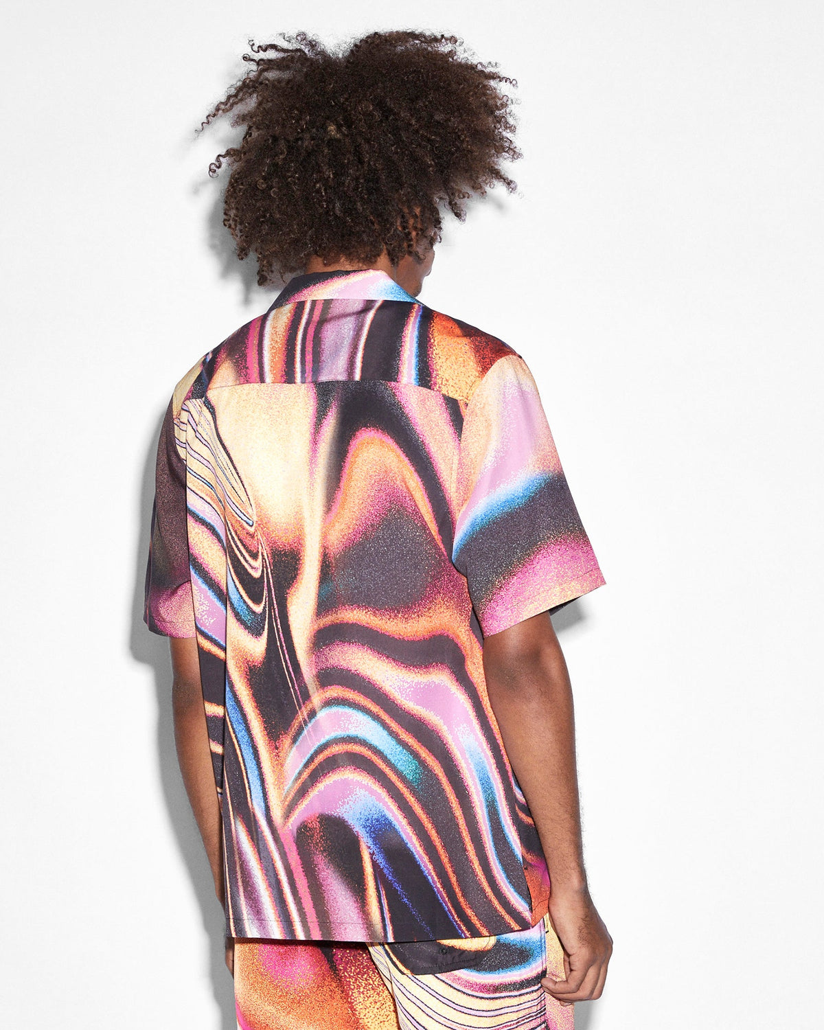 Mens Mind State Resort Ss Shirt Multi Regular Shirts - Multi Colour