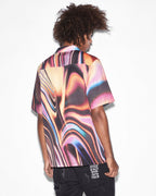 Mens Mind State Resort Ss Shirt Multi Regular Shirts - Multi Colour