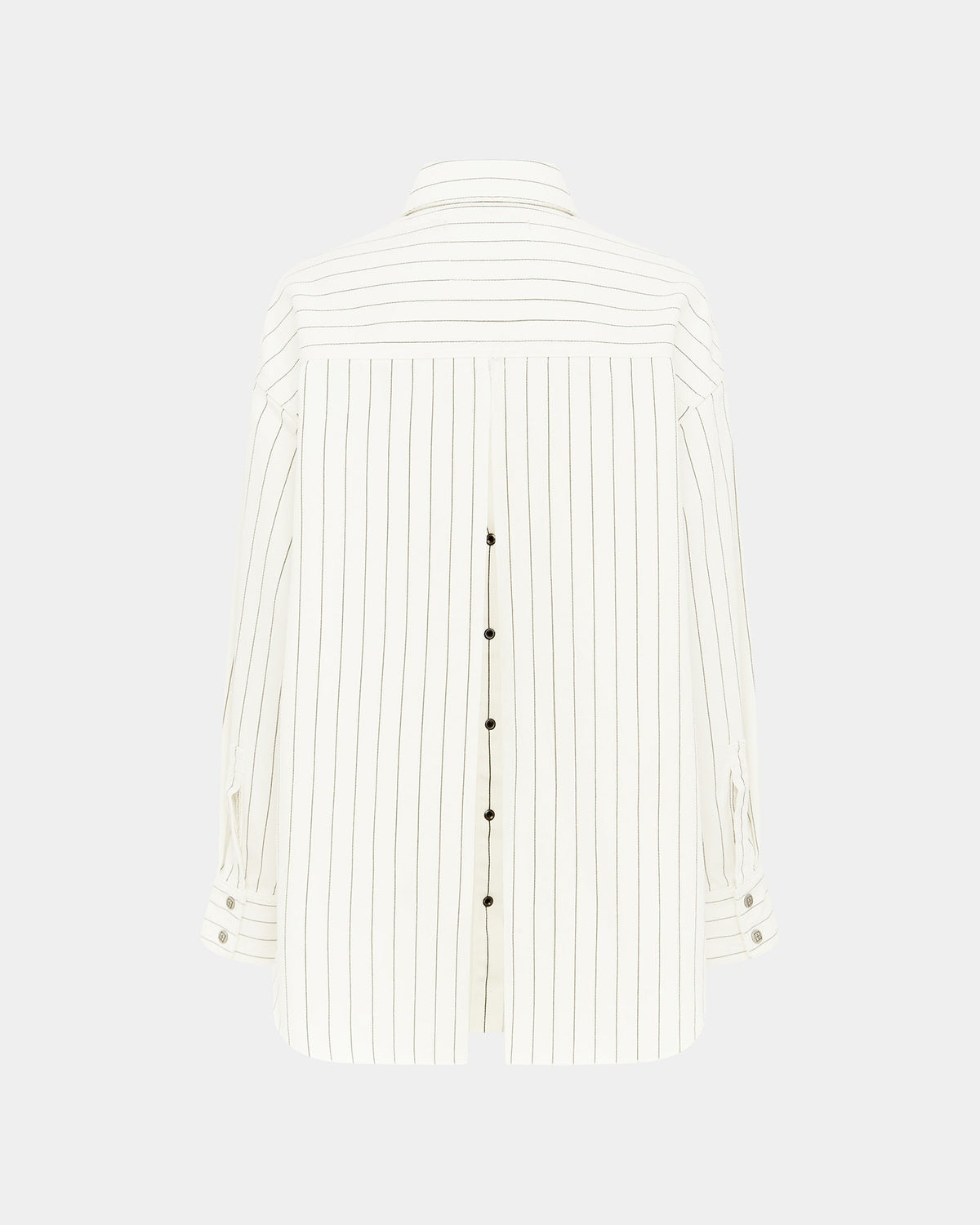 Womens Oversized Ls Shirt Prophetik Slice Oversized Shirts - White