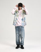 Mens Poolside Ss Resort Shirt Multi Regular Shirts - Multi Colour