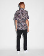 Mens Rainbow Road Resort Ss Shirt Multi Regular Shirts - Multi Colour