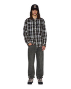 Mens Anti K Mekanik Grey Relaxed Denim Jeans - Grey