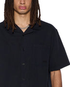 Mens Serpent Diner Ss Shirt Black Regular Shirts - Black