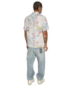 Mens Skrawler Resort Ss Shirt White Regular Shirts - White
