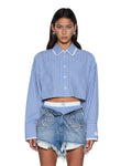 BALTER LS SHIRT BLU CHECK