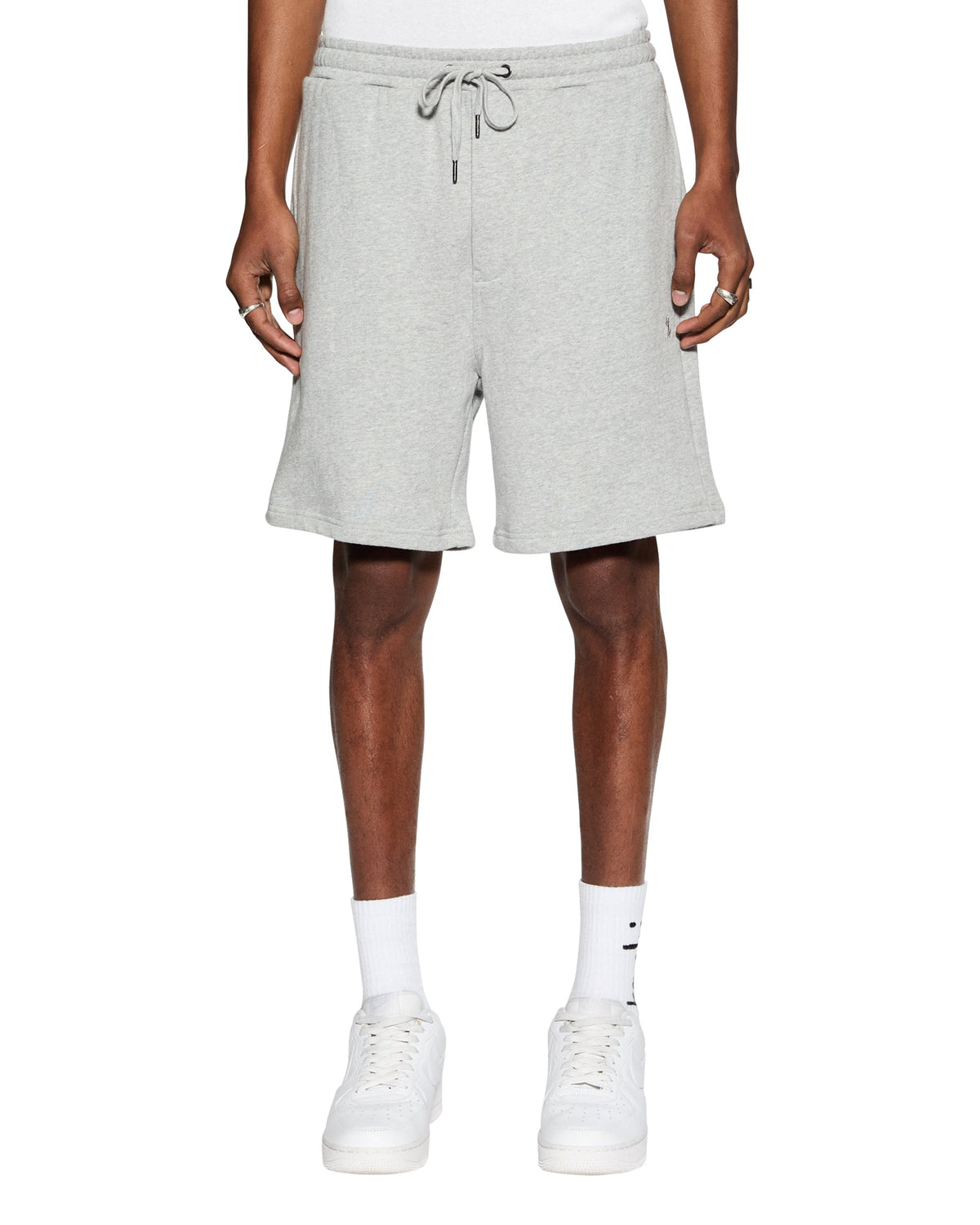 Mens 4 X 4 Trak Short Grey Marle Slim Walkshorts - Grey