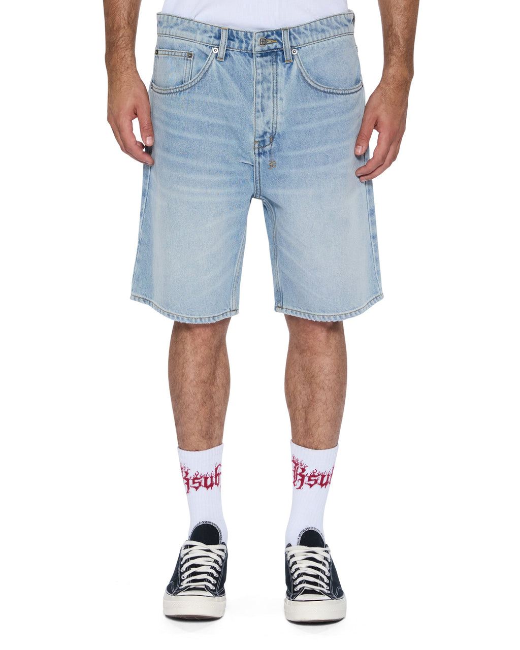 Mens Anti K Short Siberia Relaxed Walkshorts - Denim