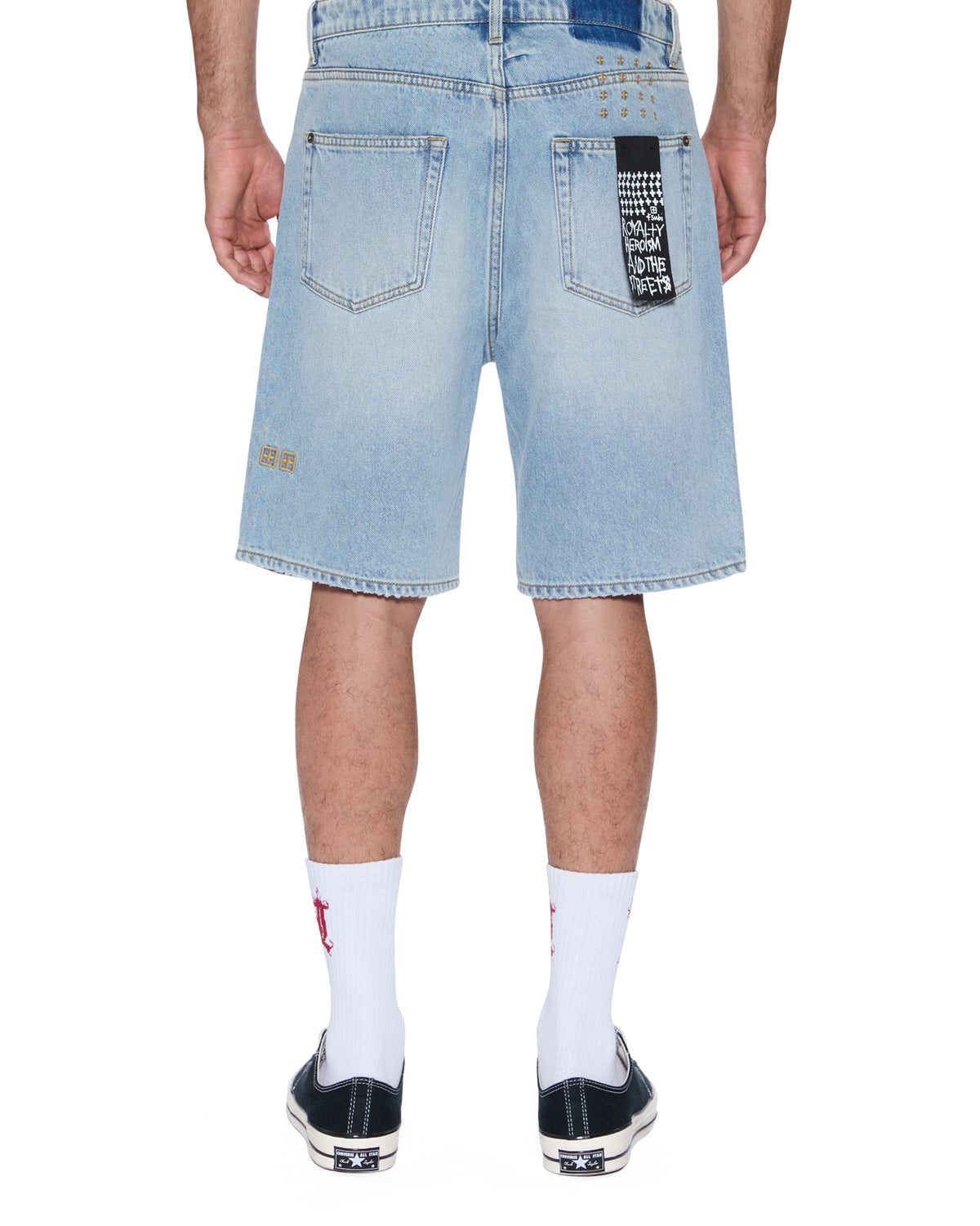 Mens Anti K Short Siberia Relaxed Walkshorts - Denim