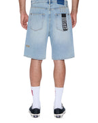 Mens Anti K Short Siberia Relaxed Walkshorts - Denim