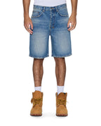 Mens Anti Short Texas Blue Relaxed Walkshorts - Denim