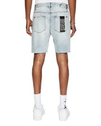 Mens Chopper Short Karma Trashed Slim Walkshorts - Denim