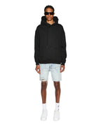 Mens Chopper Short Karma Trashed Slim Walkshorts - Denim
