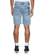 Mens Chopper Short Public Blue Slim Walkshorts - Denim