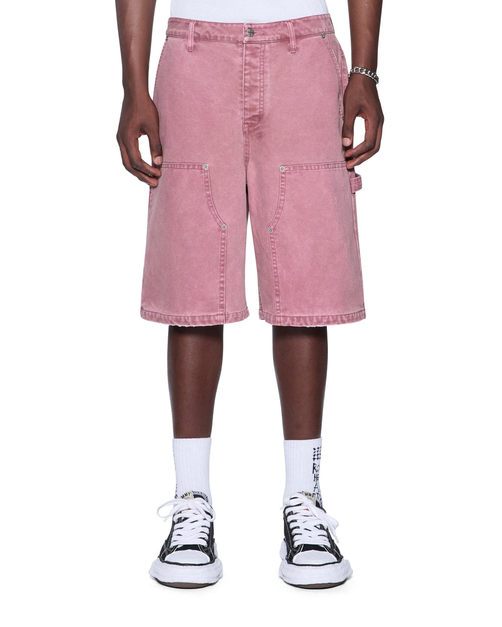 Mens Drill Maxx Operator Short Plum Relaxed Walkshorts - Purple