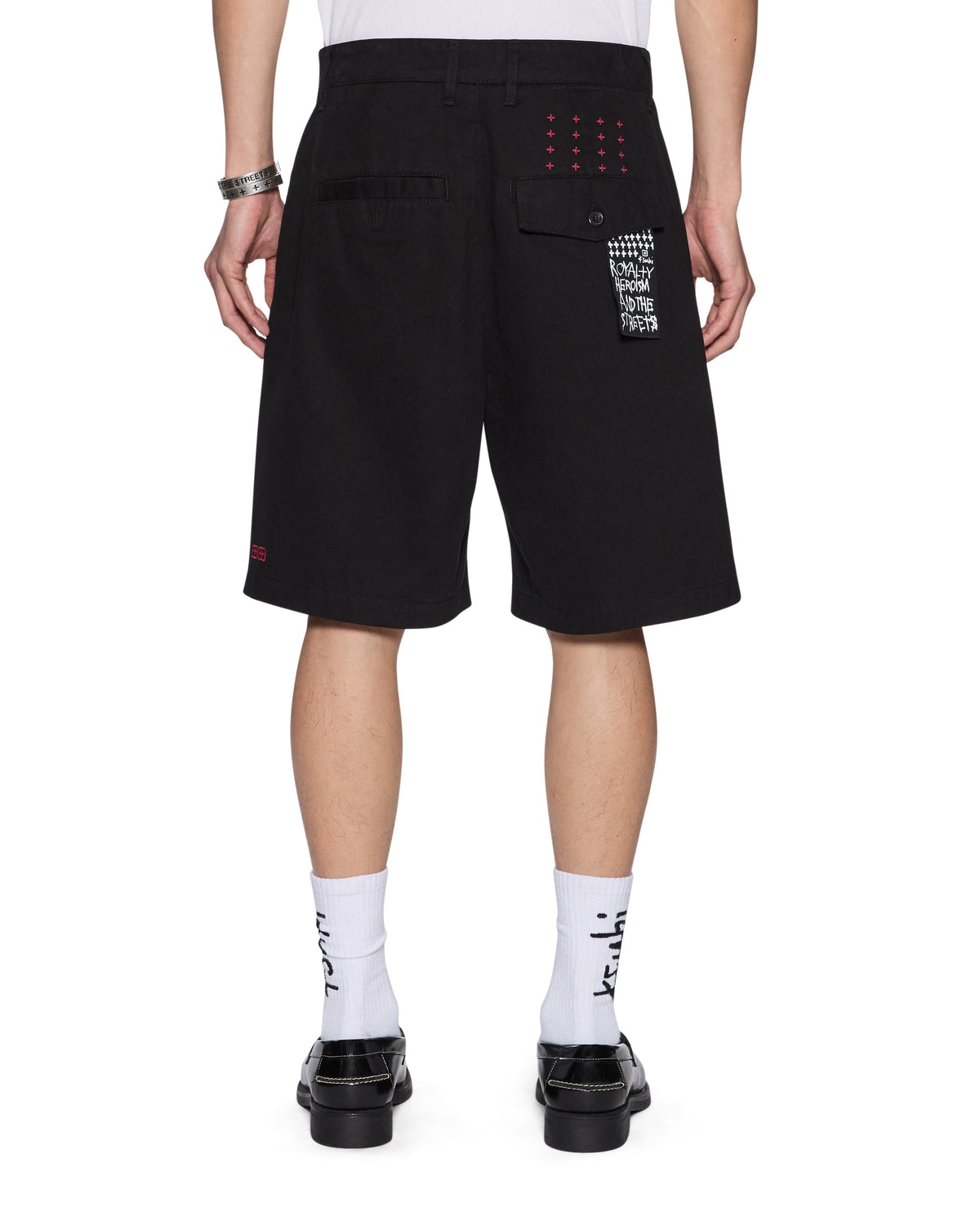 Mens Gatz Short Black Relaxed Walkshorts - Black