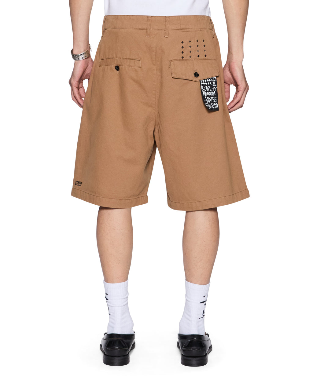 Mens Gatz Short Stone Relaxed Walkshorts - Beige