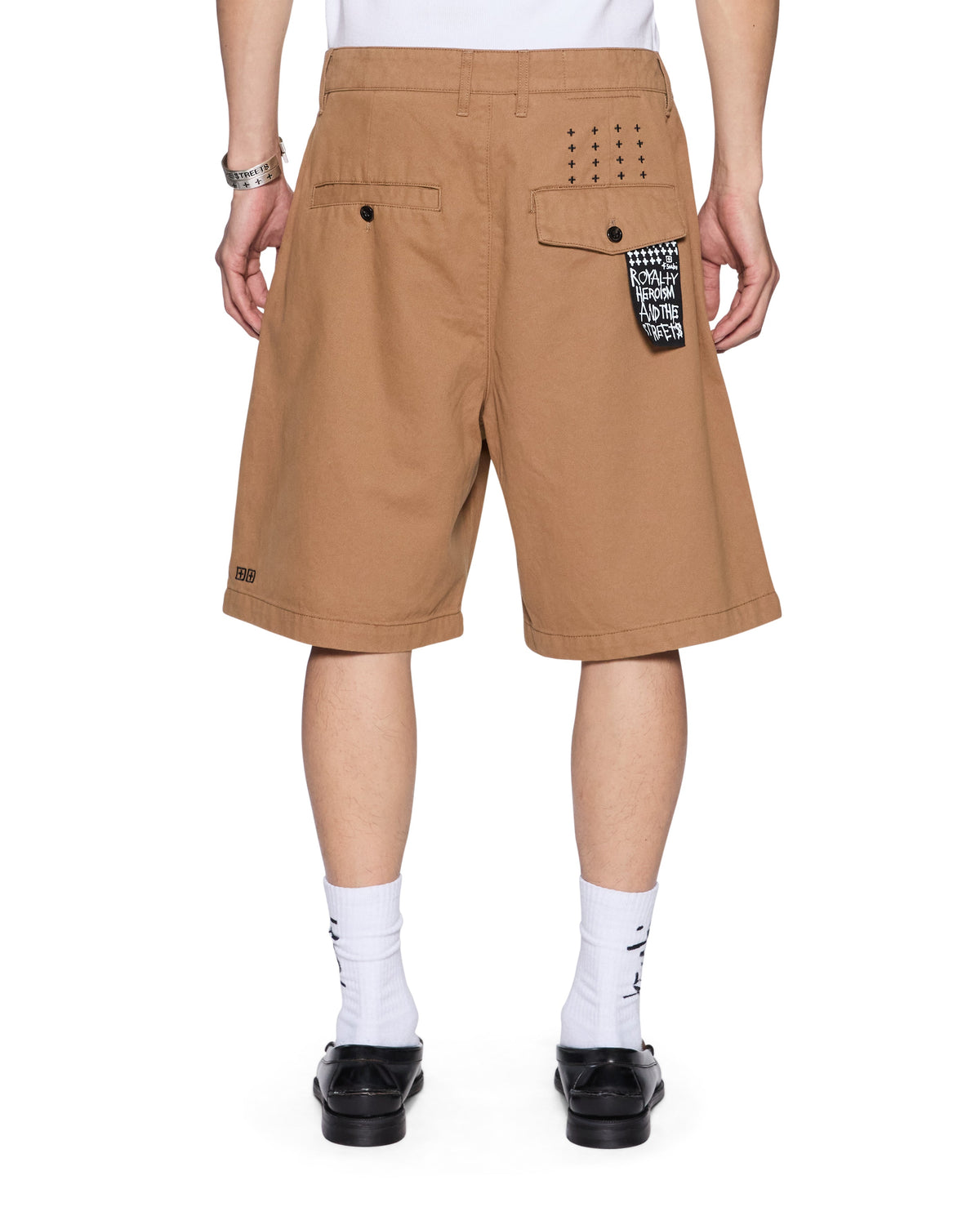Mens Gatz Short Stone Relaxed Walkshorts - Beige