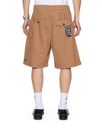 Mens Gatz Short Stone Relaxed Walkshorts - Beige