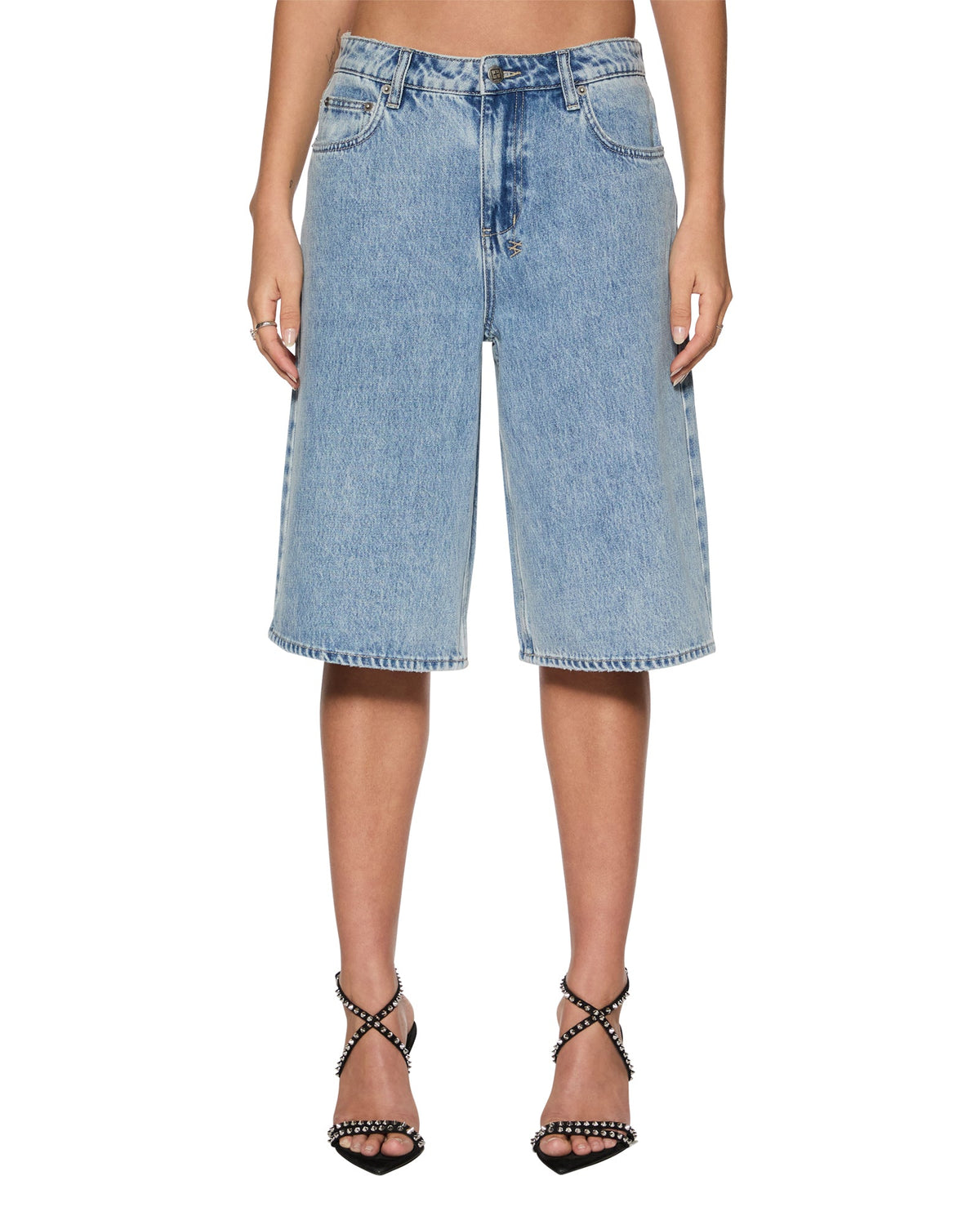 Womens Low Rider Short Authentik Walkshorts - Denim