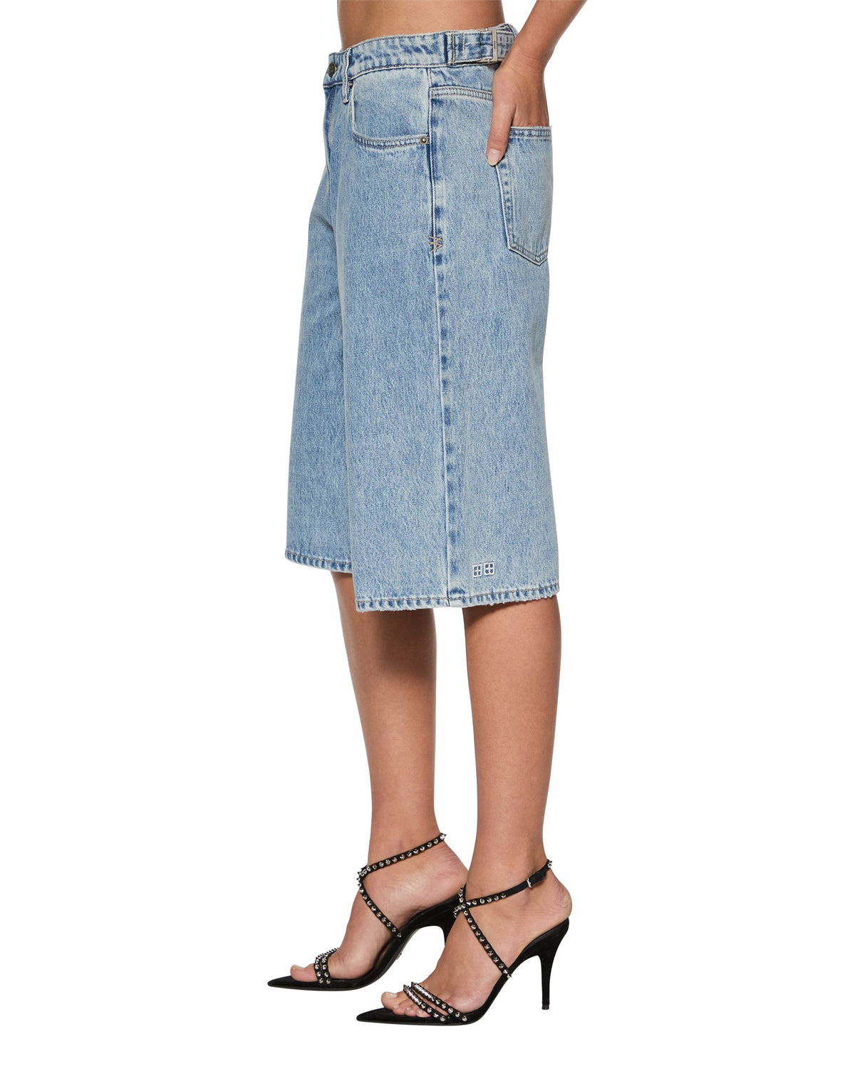 Womens Low Rider Short Authentik Walkshorts - Denim