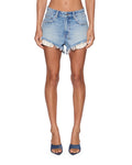 KUT OFF DENIM SHORT MAVERIK KRYSTAL